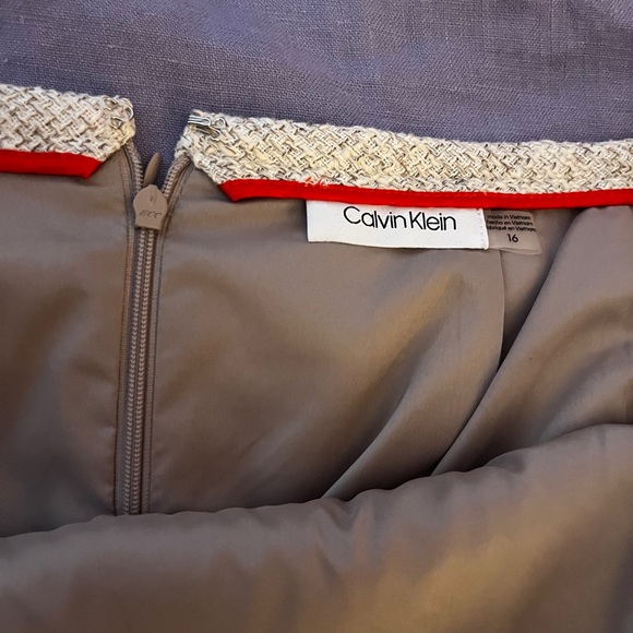 Calvin Klein NWT Tweed Pencil Midi Skirt - Picture 3 of 3